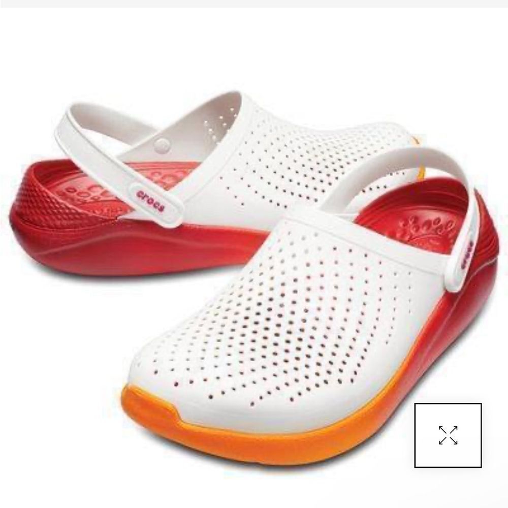 LiteRide™ Graphic Clog Men’s Sz 11
Item #CR-205070-127-WHITE-ORANGE